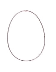 Oval/æg farve sølv